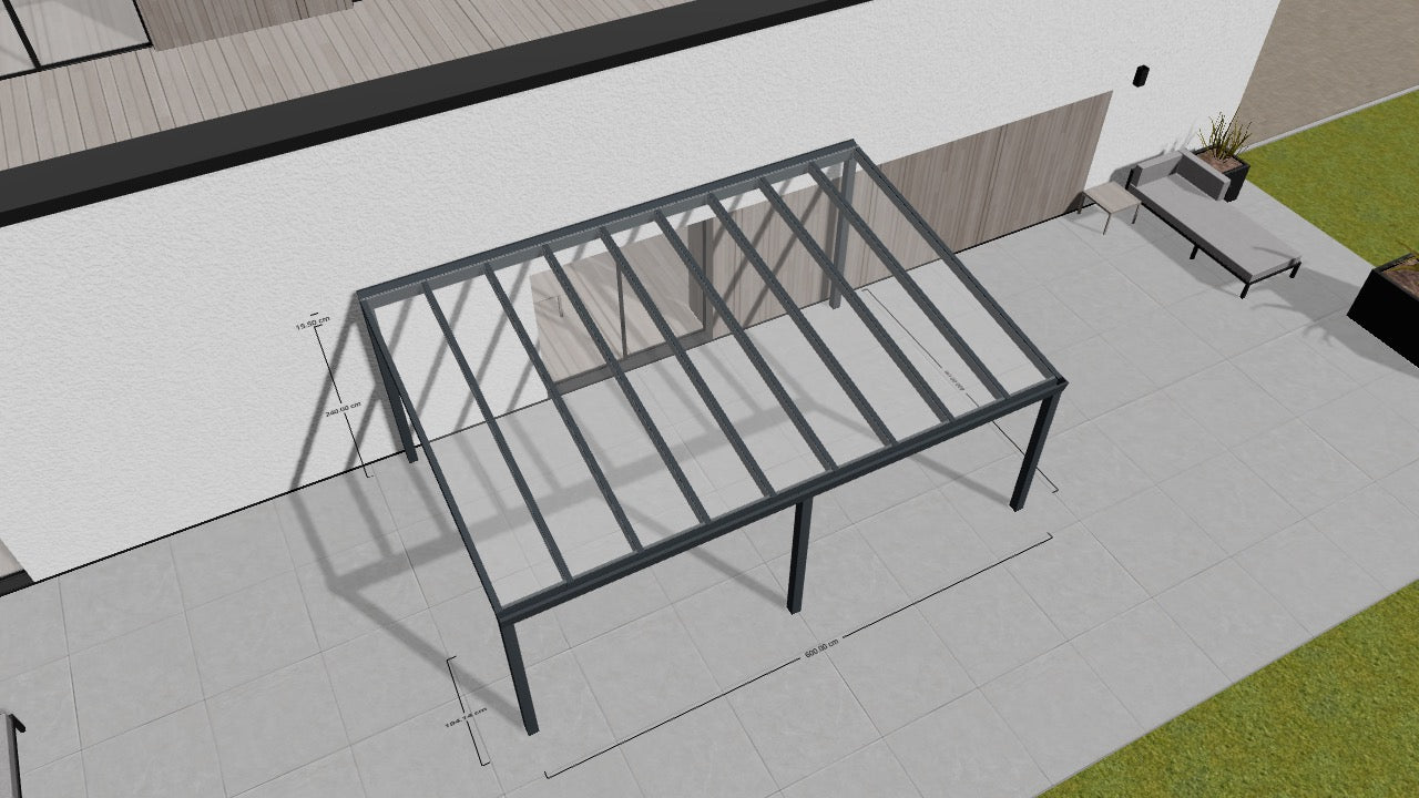 Terrassenüberdachung - Deine Konfiguration Y5A6BZP14F