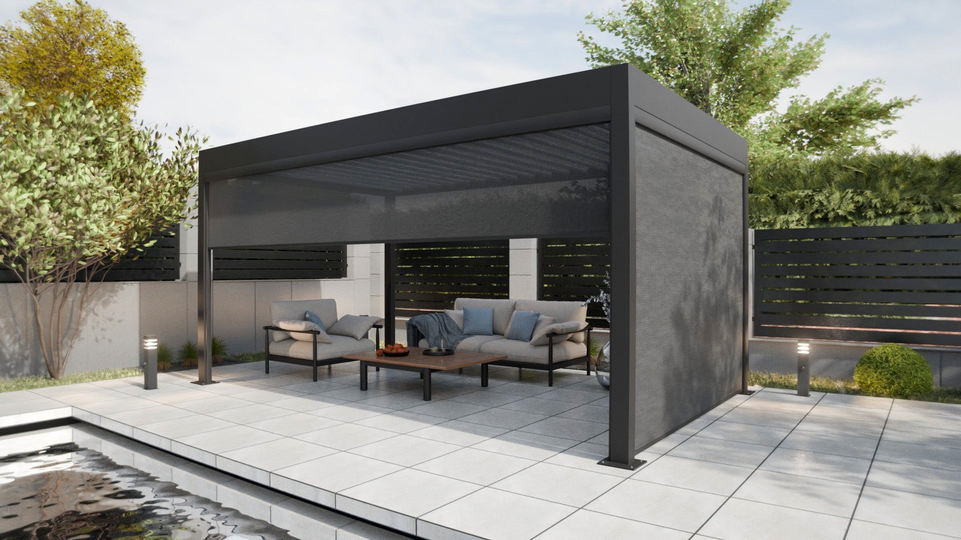 Senkrechtbeschattung