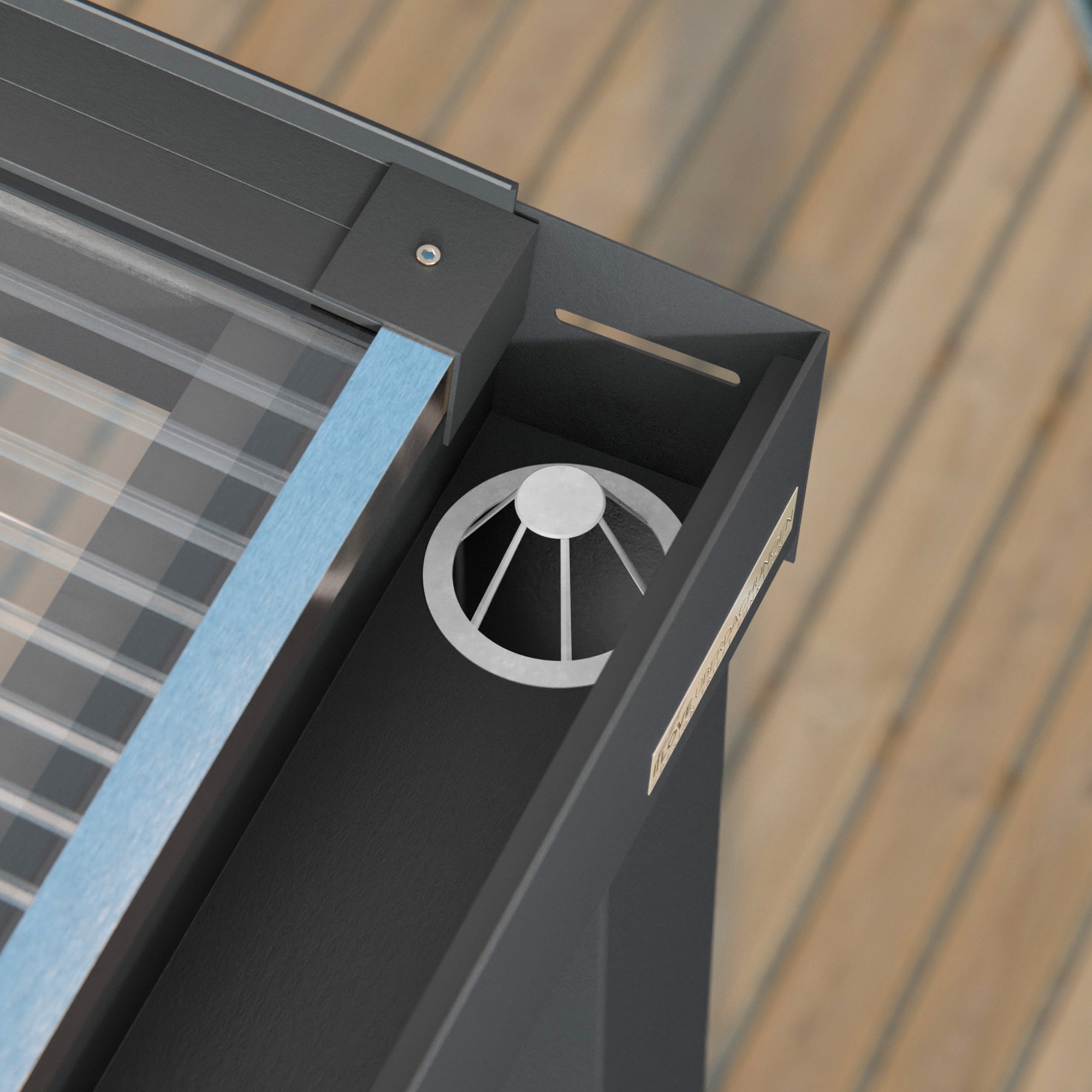 Terrassenüberdachung 4,00 x 4,00m TerraLov