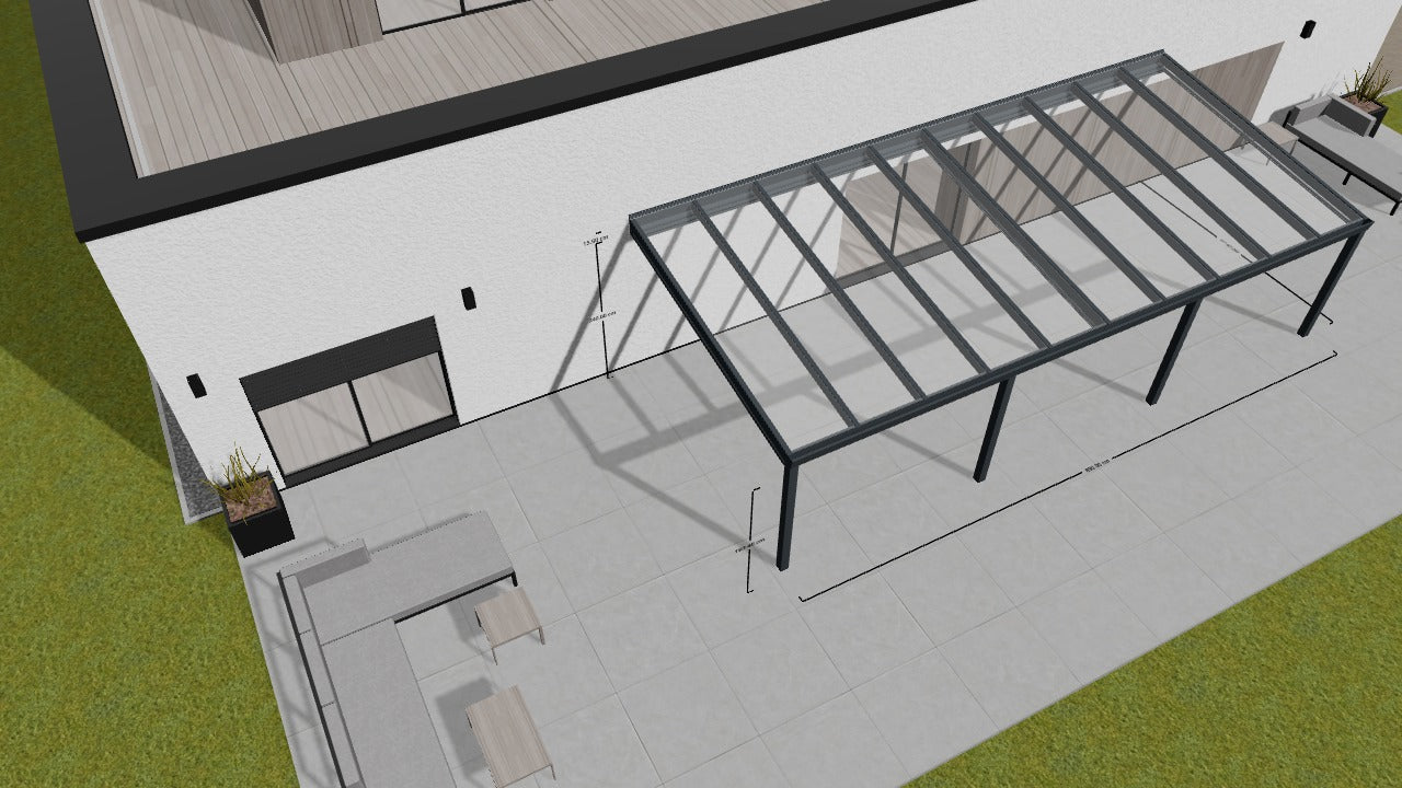 Terrassenüberdachung - Deine Konfiguration 429YUN38EX